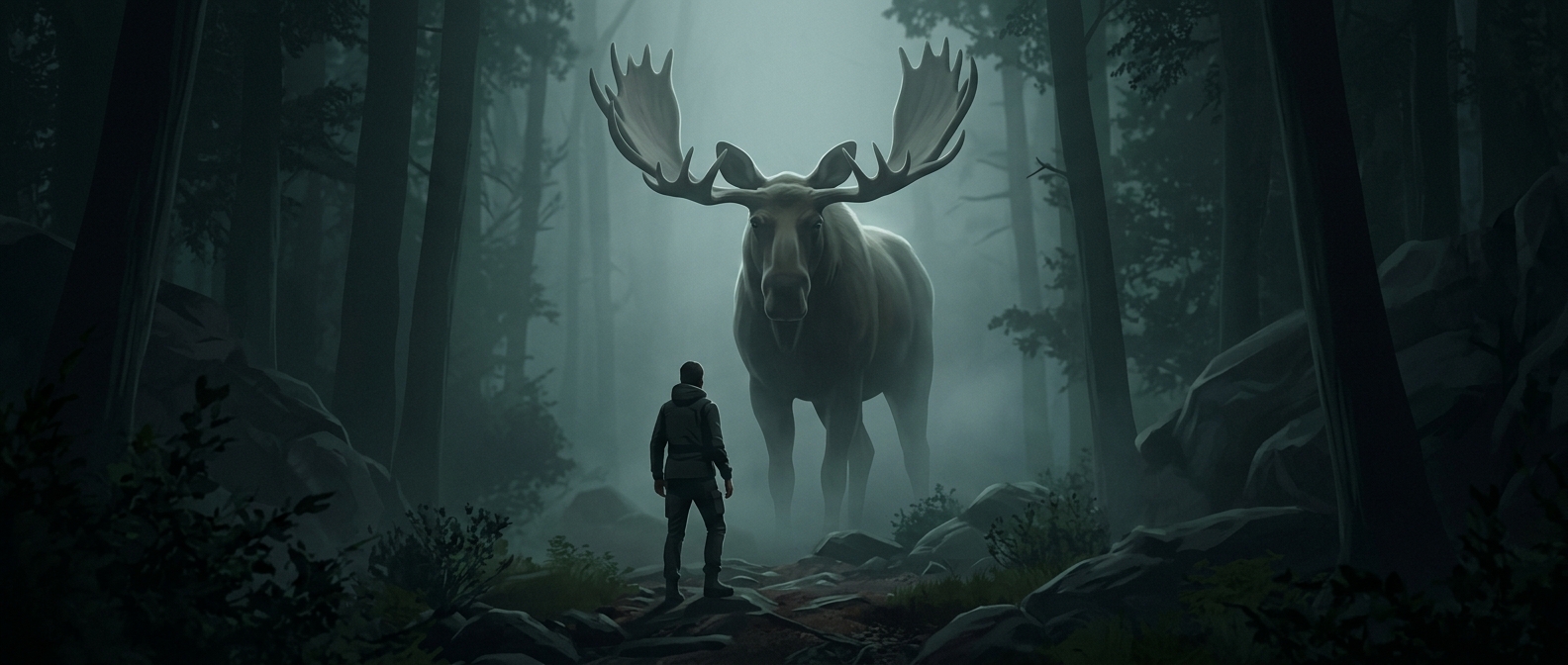 Moose are taller than you might expect