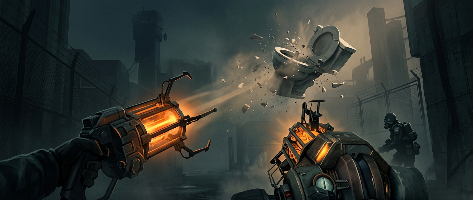 Why Half-Life 2 players throw toilets