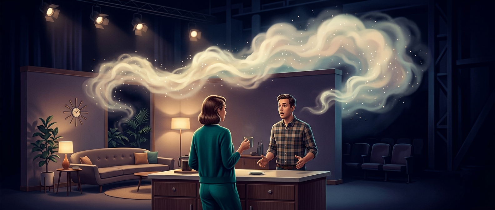 Why sitcom actors freeze after punchlines