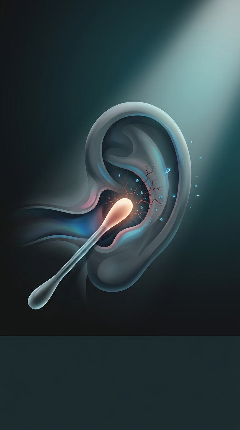 You feel satisfied pulling earwax out with a swab, but what invisible damage are you causing inside?