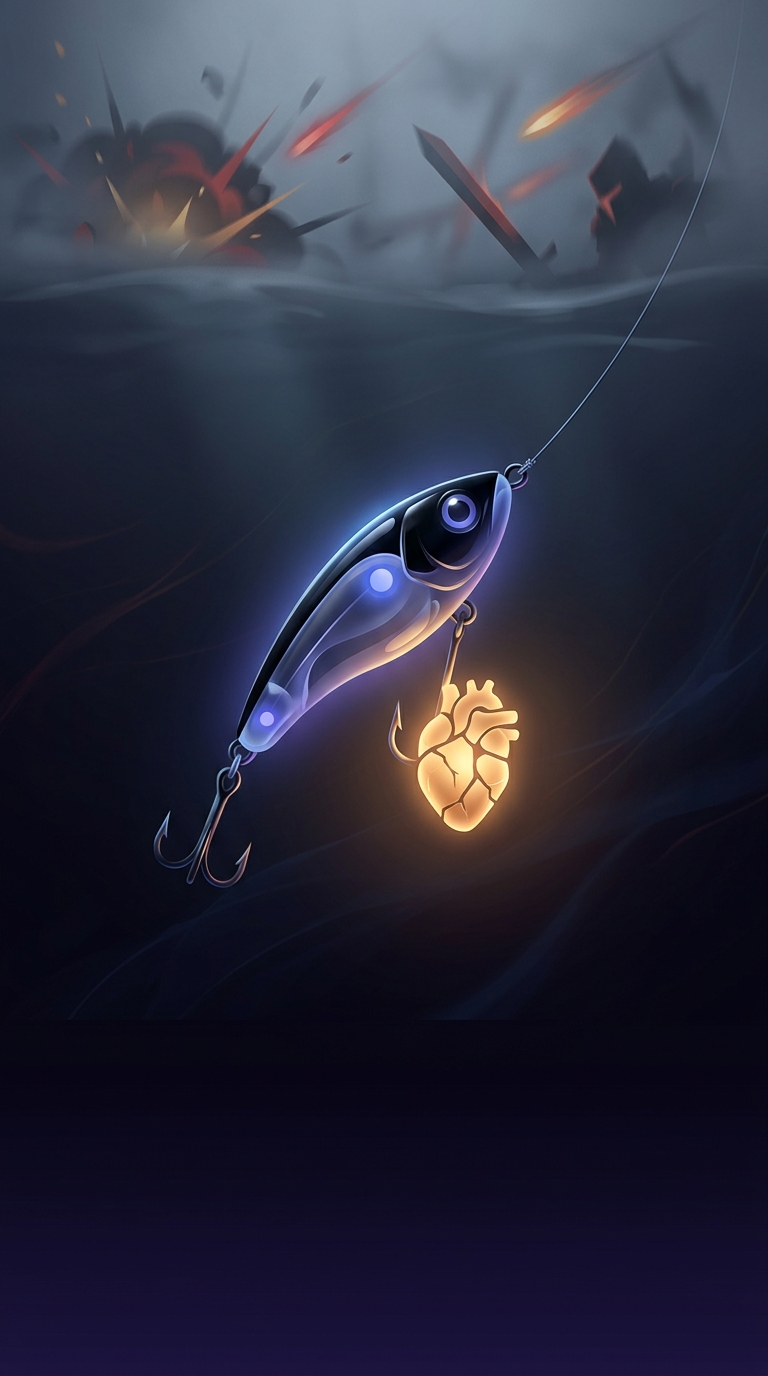 What hidden psychological purpose do calm fishing minigames serve in intense, fast-paced action RPGs?