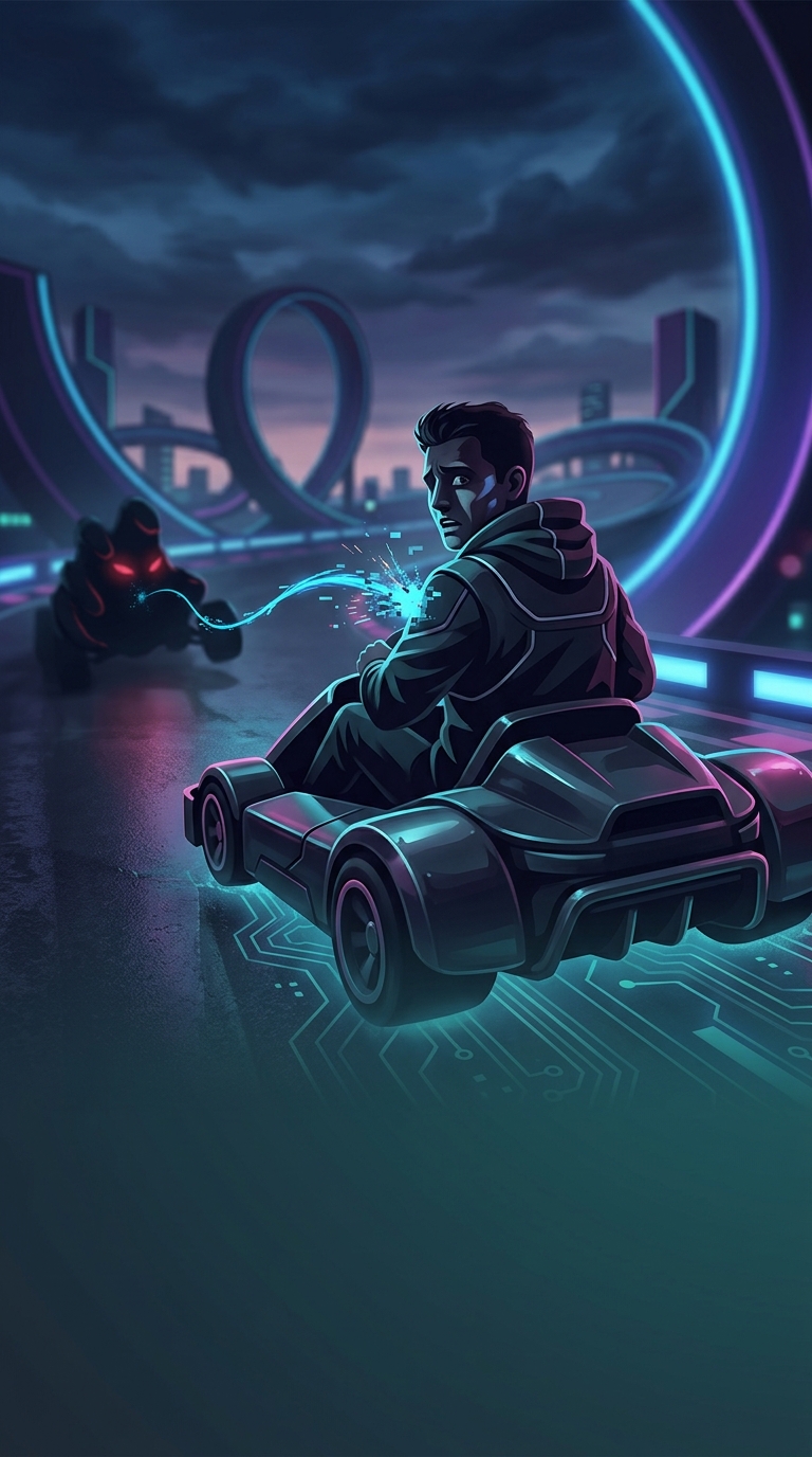 Which devious hidden mechanic is specifically designed to ruin friendships in modern Mario Kart games?