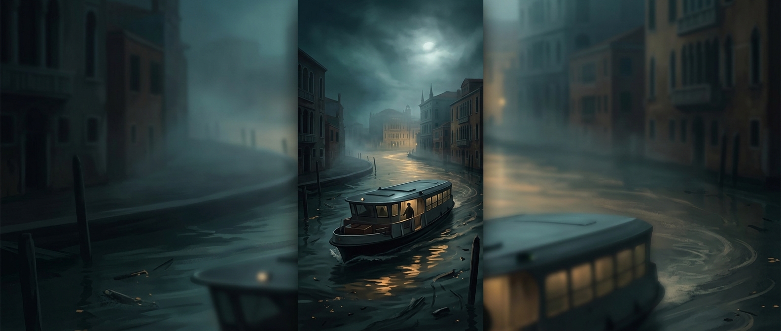 Venice replaces ordinary buses with boats that splash through brackish canals