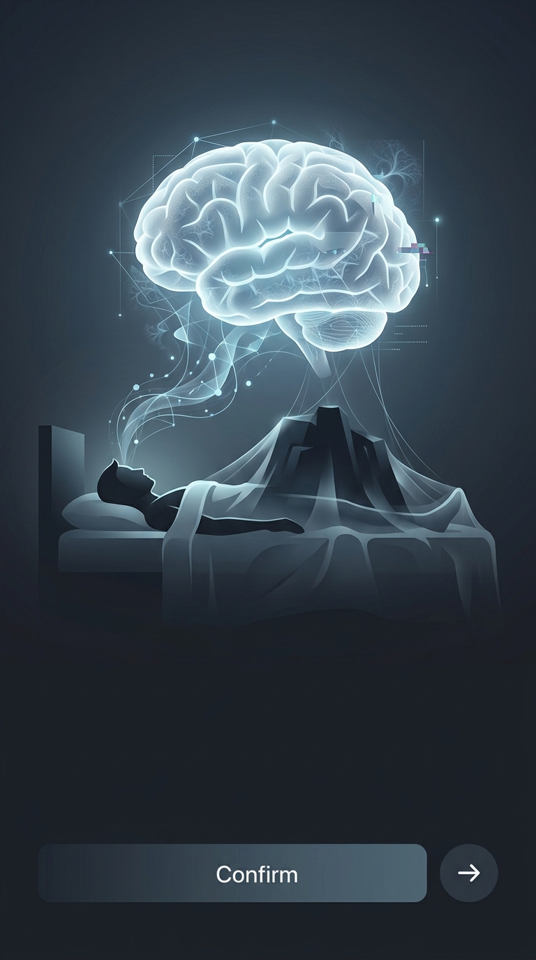 You wake up entirely paralyzed, trapped in your own bed with a heavy chest. What is your brain doing?