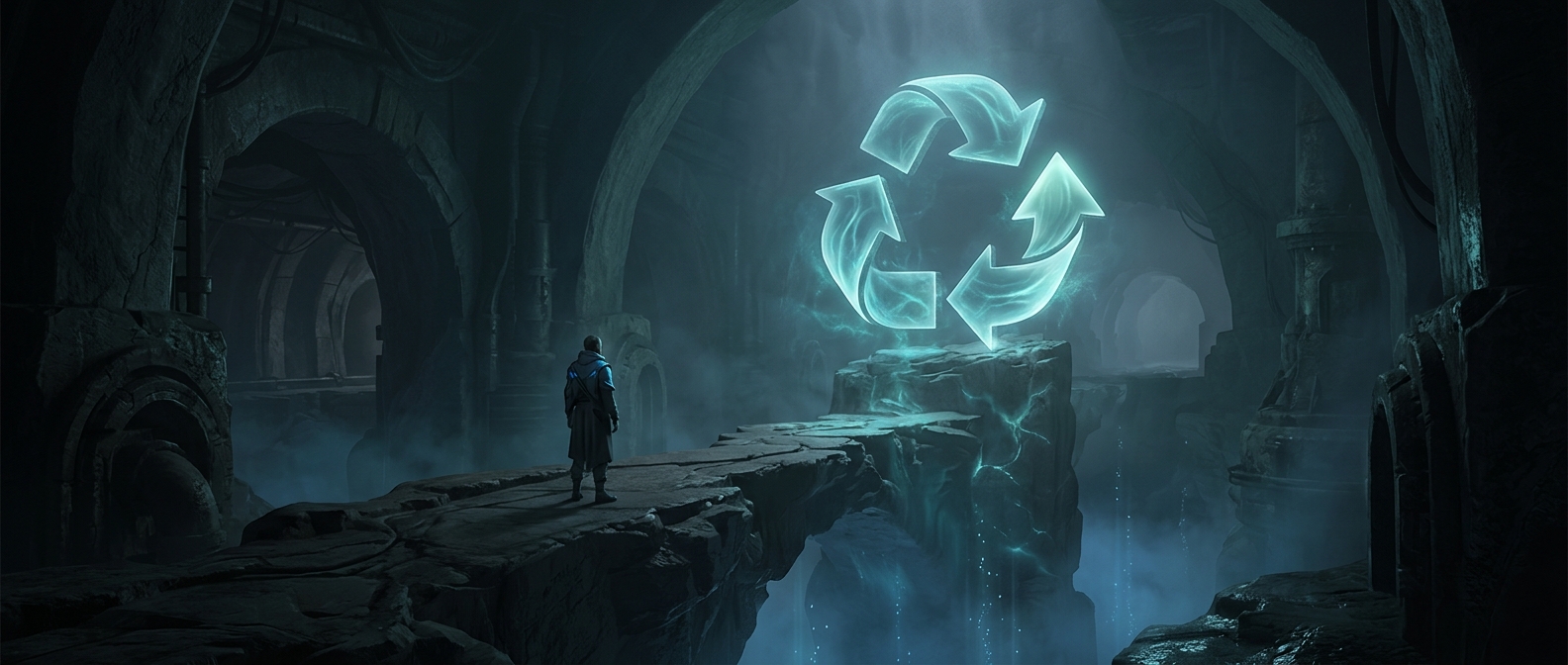 Why the refresh icon looks like recycling
