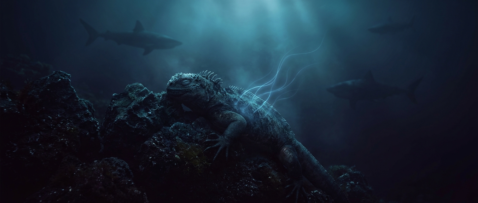 These iguanas can stop their hearts for 45 minutes