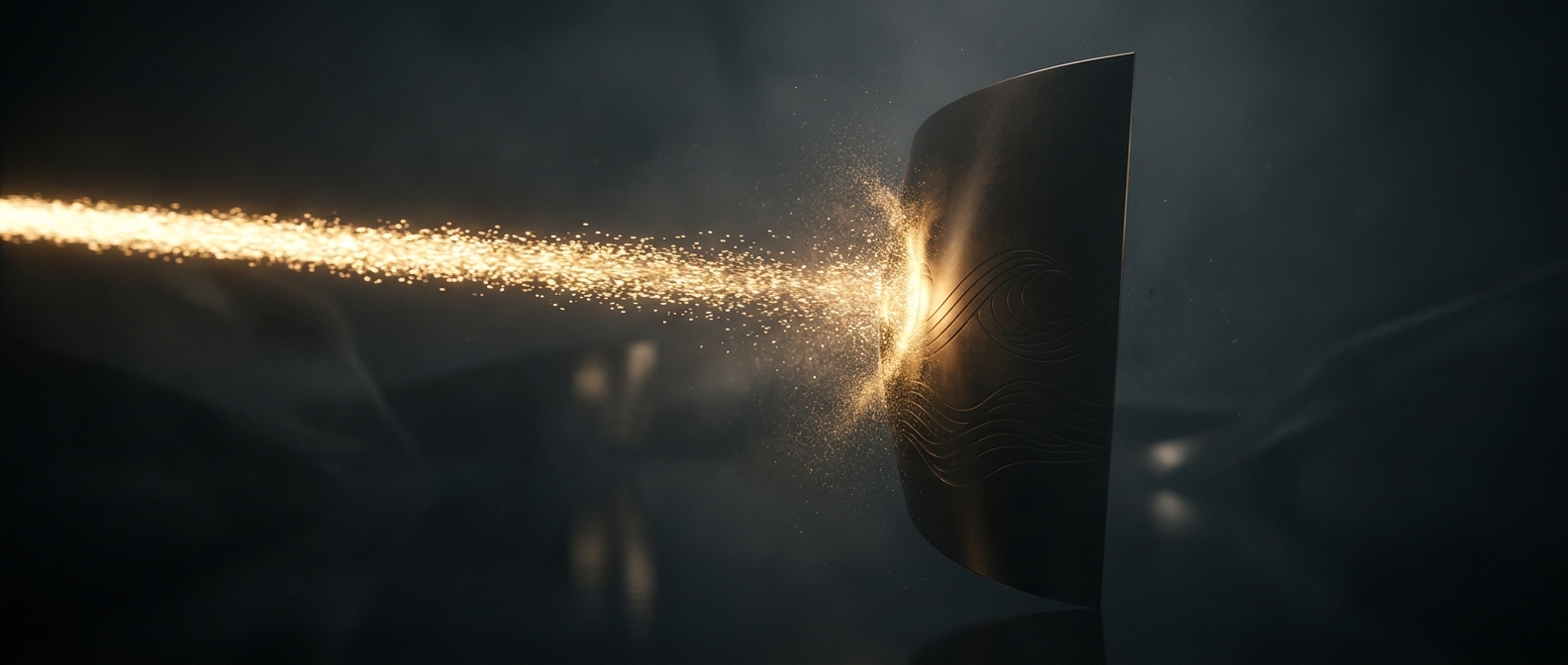 Sunlight can push on solid objects