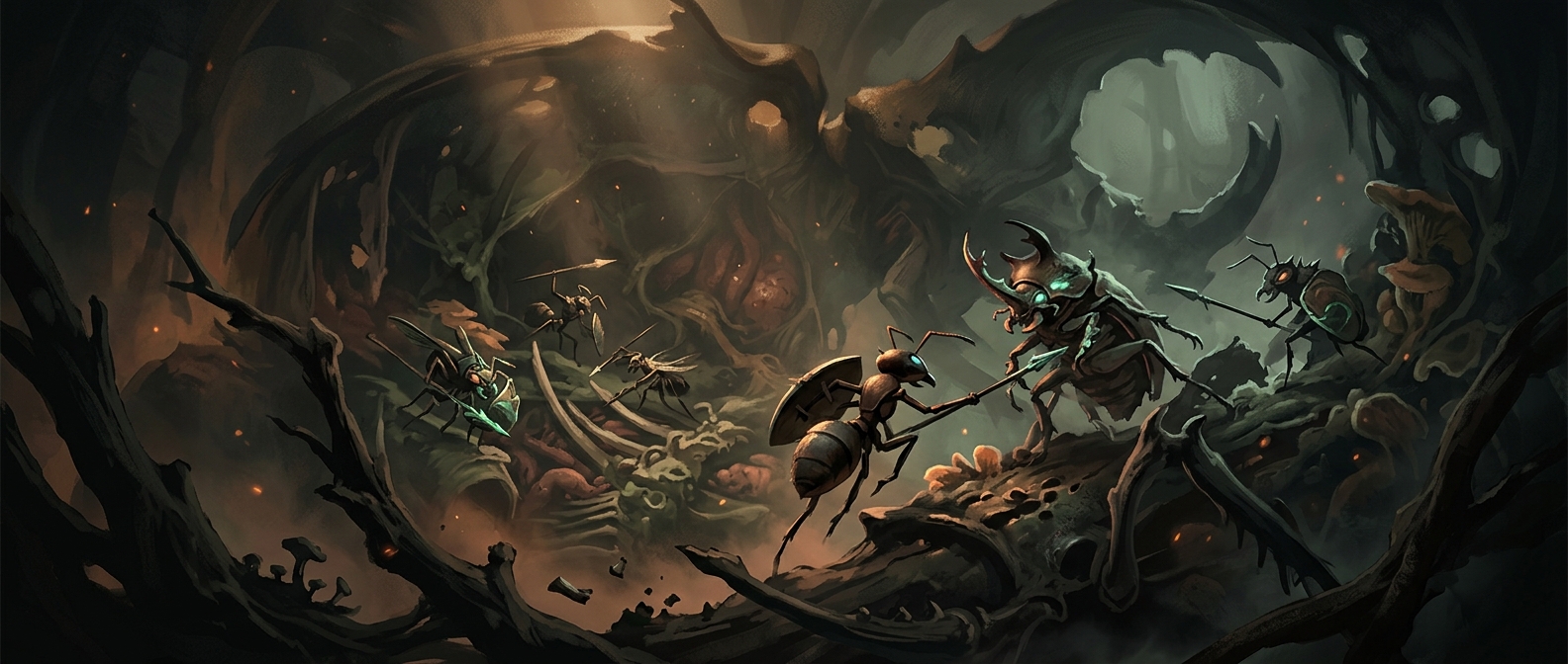 Hollow Knight's world is inside a dead giant bug