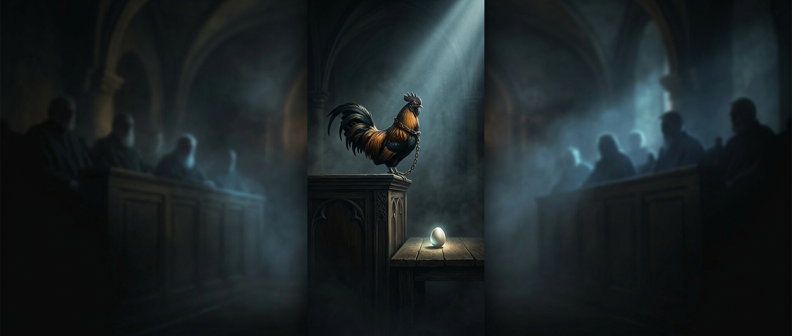 The rooster that went on trial for laying an egg