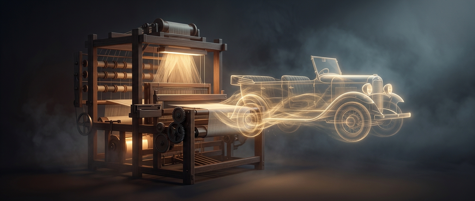 Toyota started by making looms, not cars
