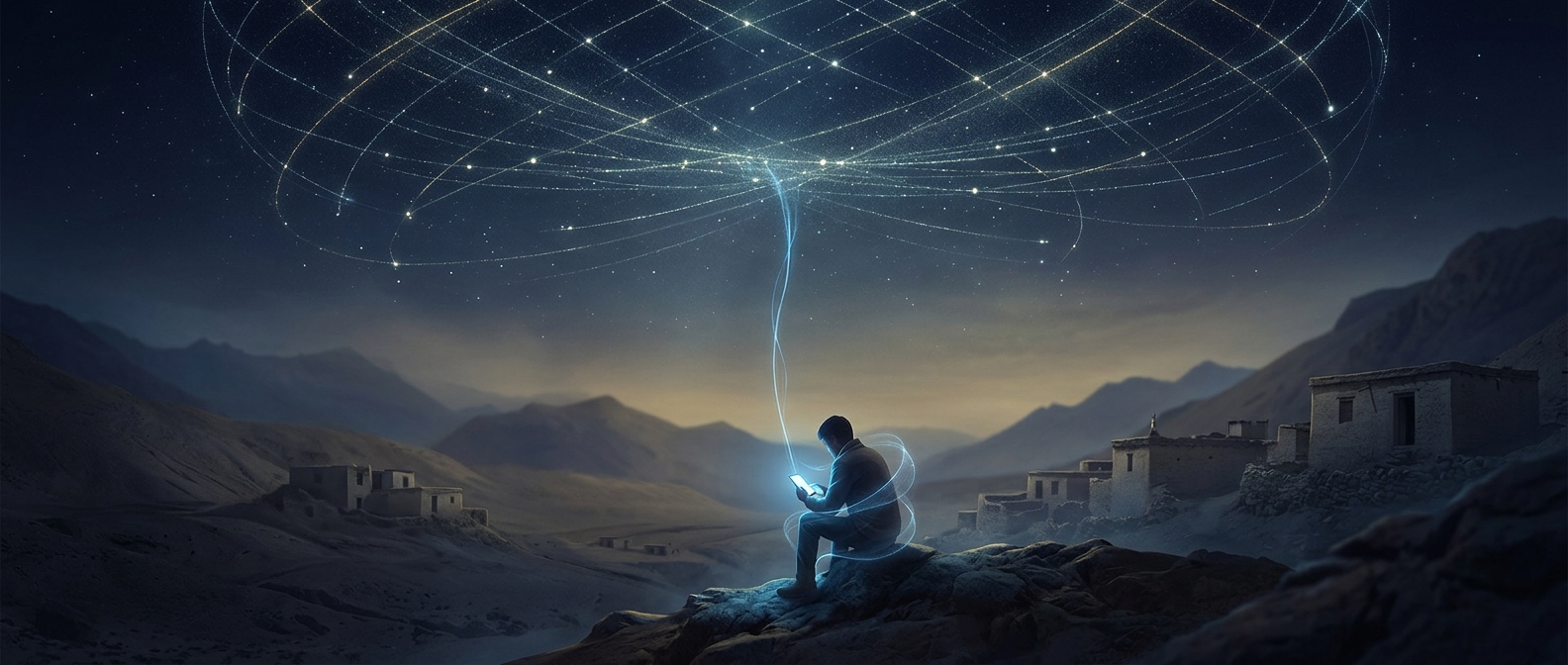 Satellite internet connected remote villages—and hooked them