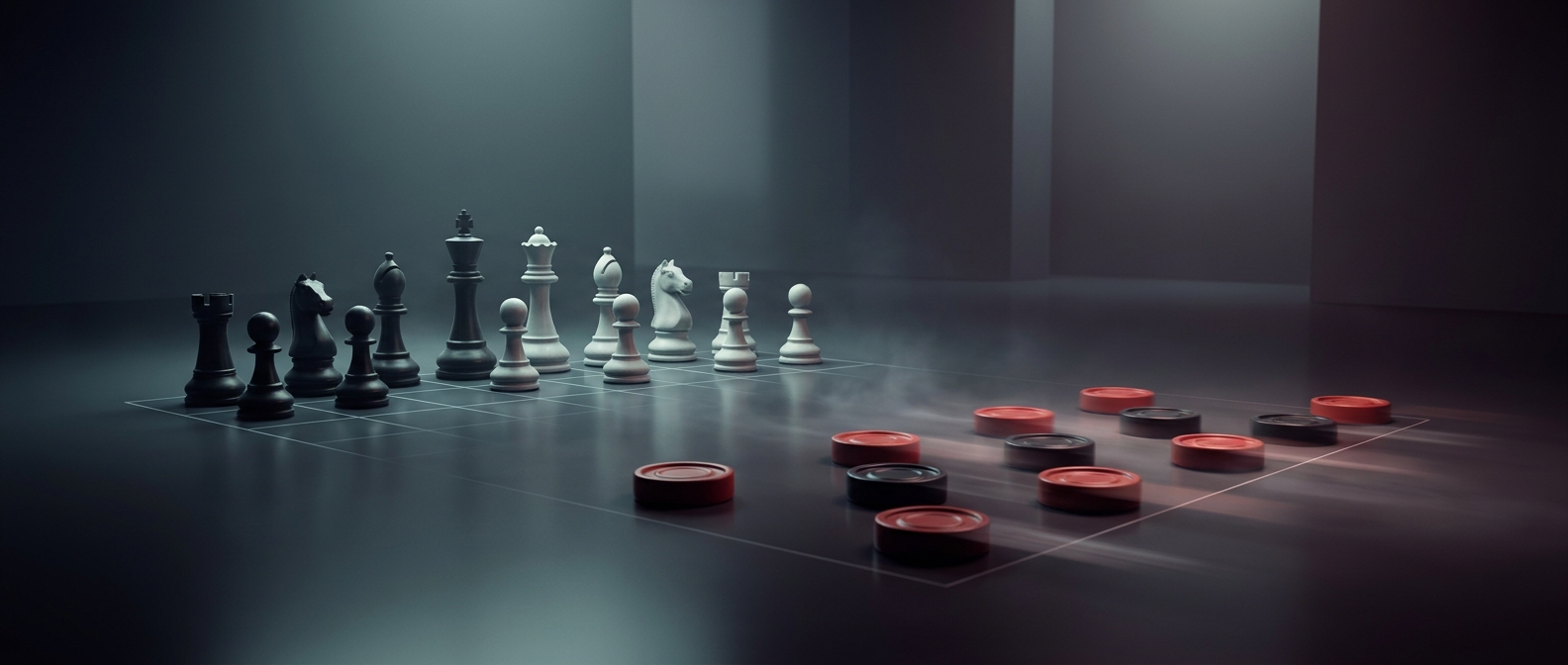 Checkers: chess for people in a hurry