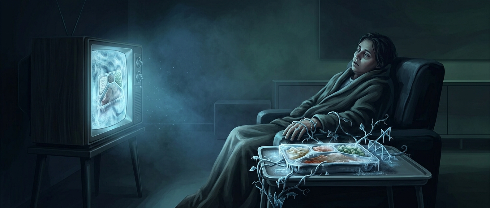 TV dinners were designed for eating in front of the screen
