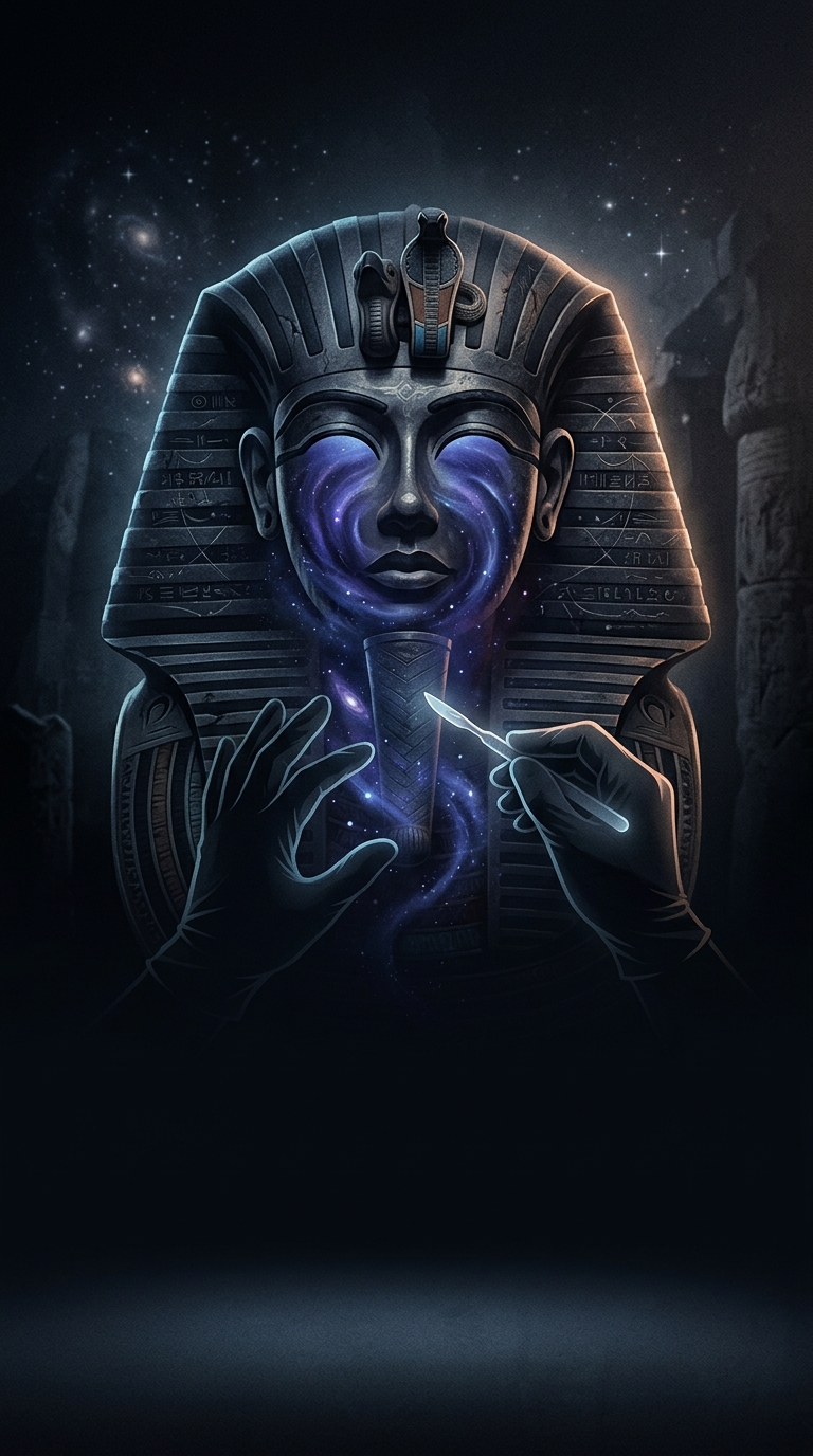 When archaeologists finally unwrapped King Tut's mummy, they found a stunning dagger made out of what?
