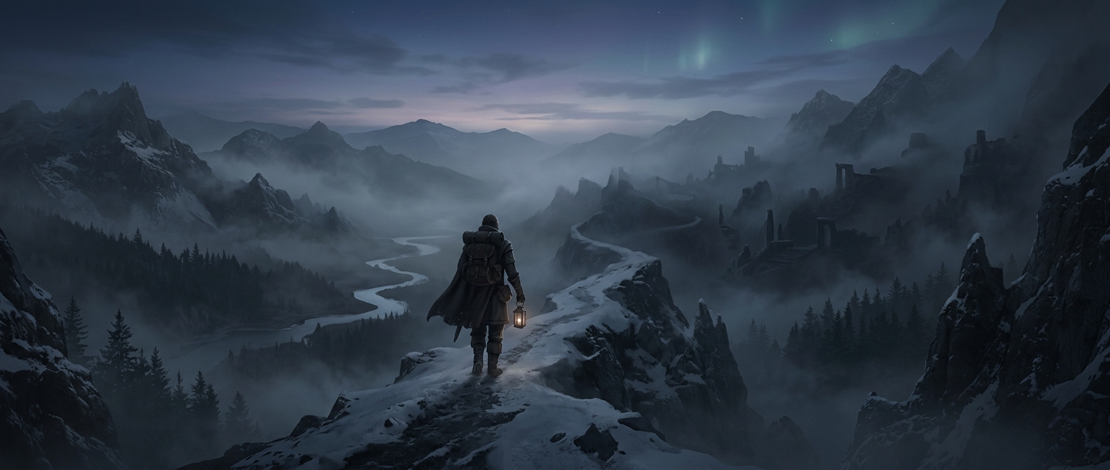 Компас в Skyrim по умолчанию скрывает неисследованные места