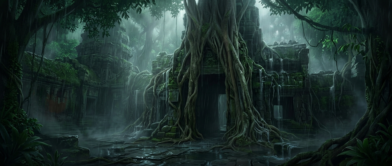 Why Ta Prohm comes alive in the rain