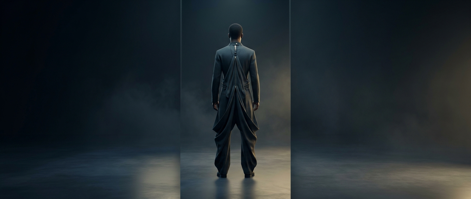 People deliberately wearing pants backwards to create a confusing visual aesthetic