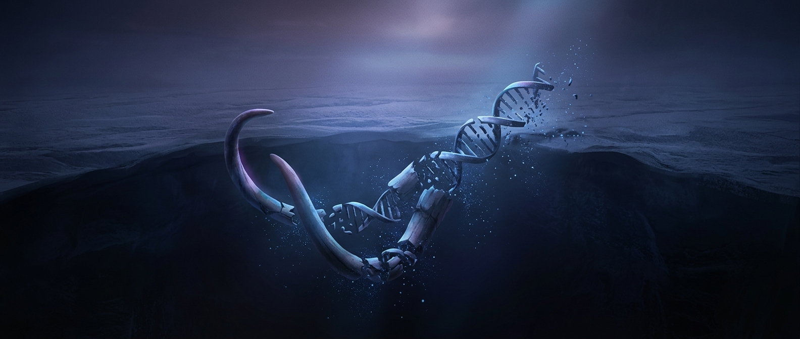 Permafrost shatters mammoth DNA instead of preserving it