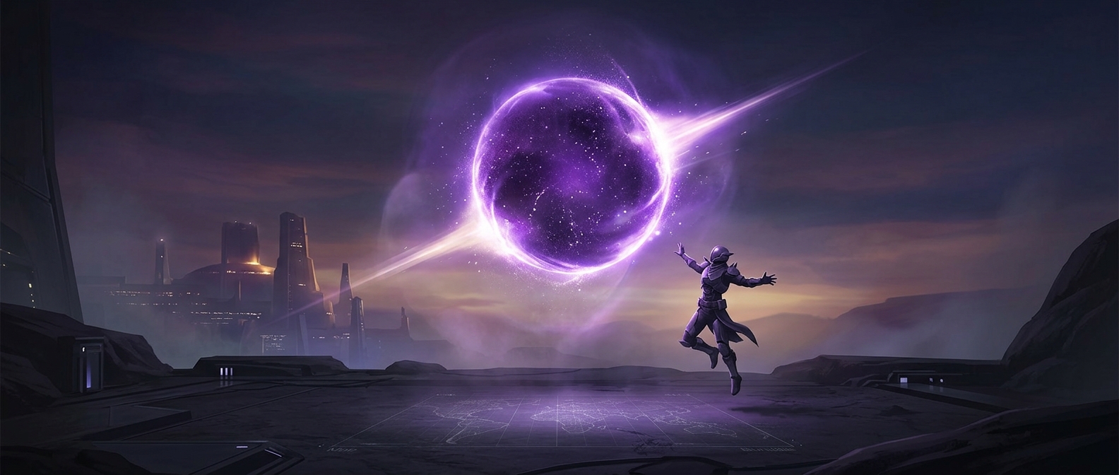 Destiny 2 features a purple ball that players bounce around