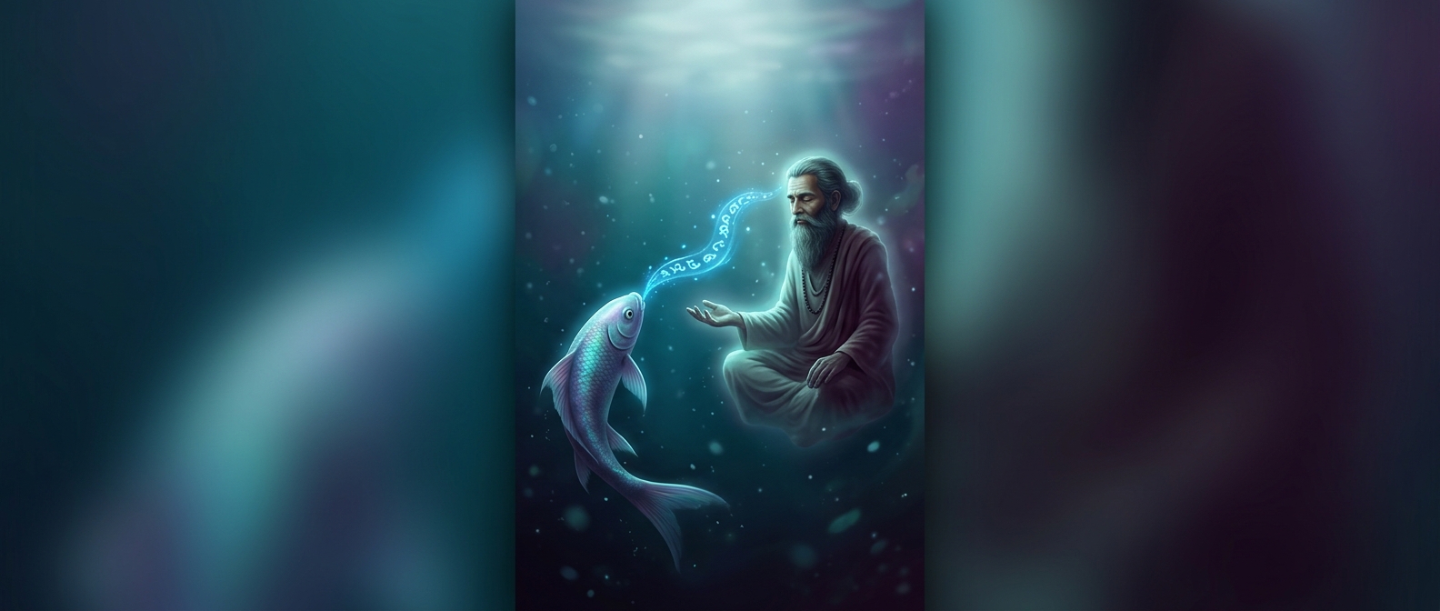 Matsyendranath supposedly learned mystic secrets from a fish
