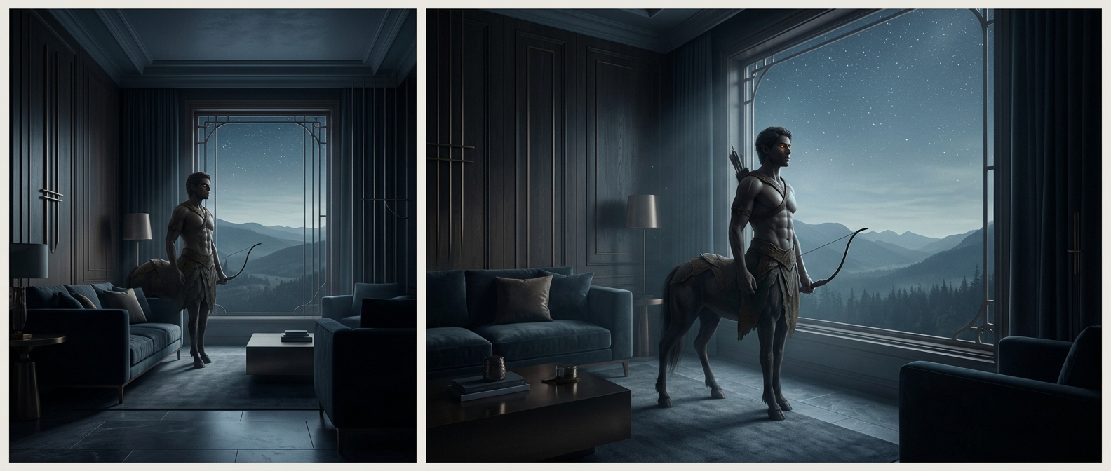 Sagittarius individuals treat living rooms like prisons