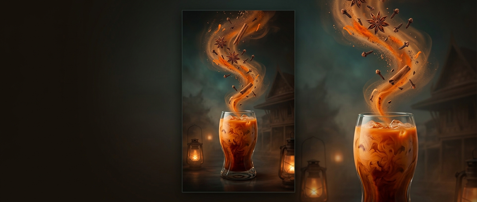 What gives Thai iced tea its orange color