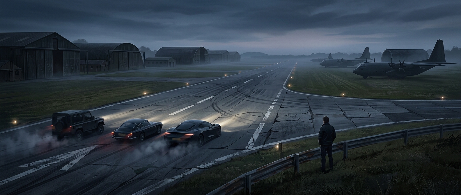 Top Gear's racetrack is an old airfield