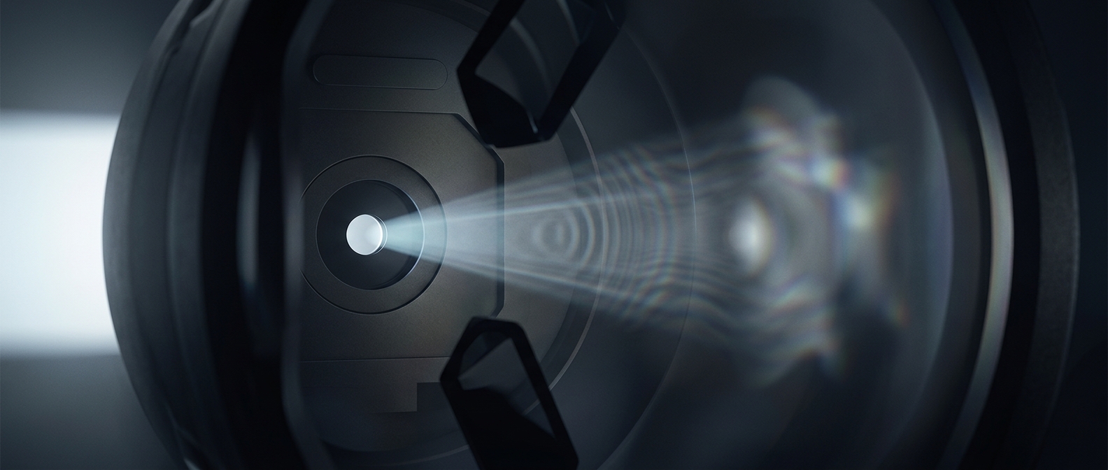 Diffraction makes tiny apertures lose sharpness