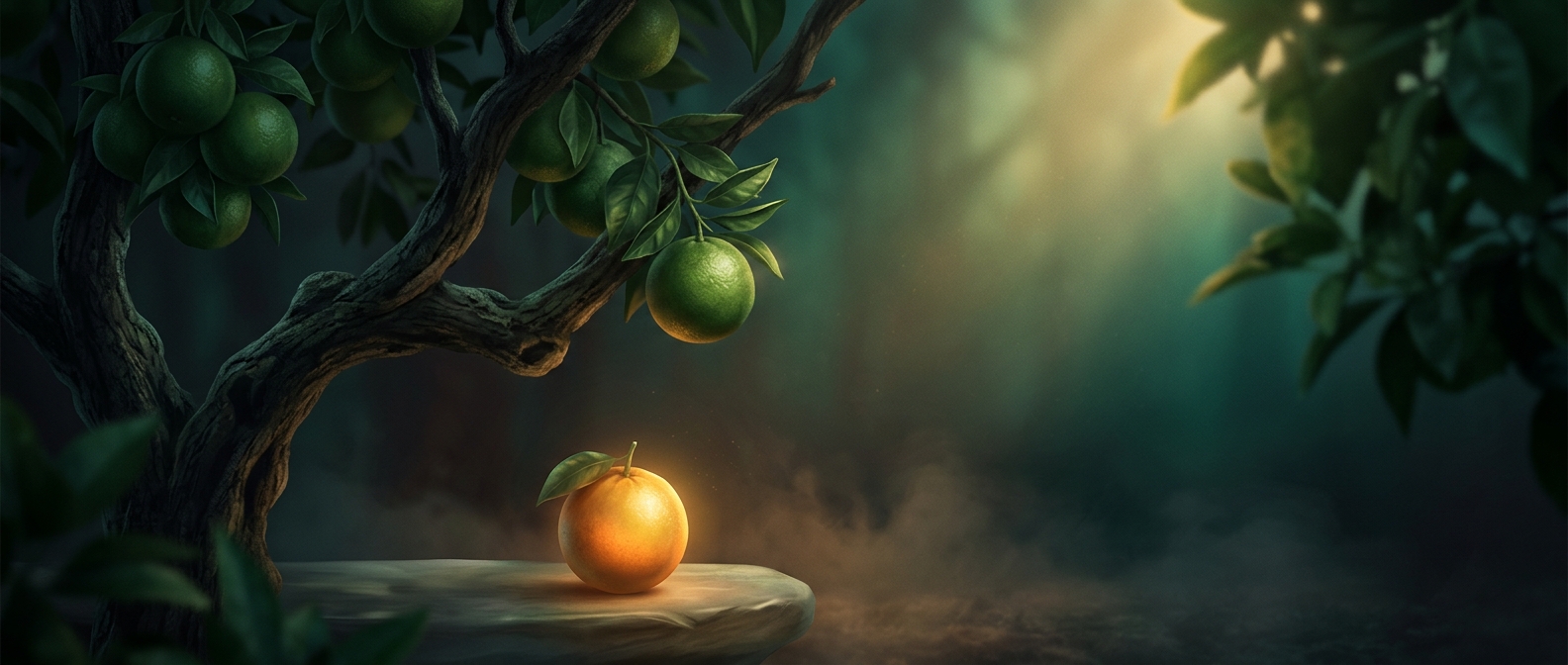 Why ripe tropical oranges can stay green