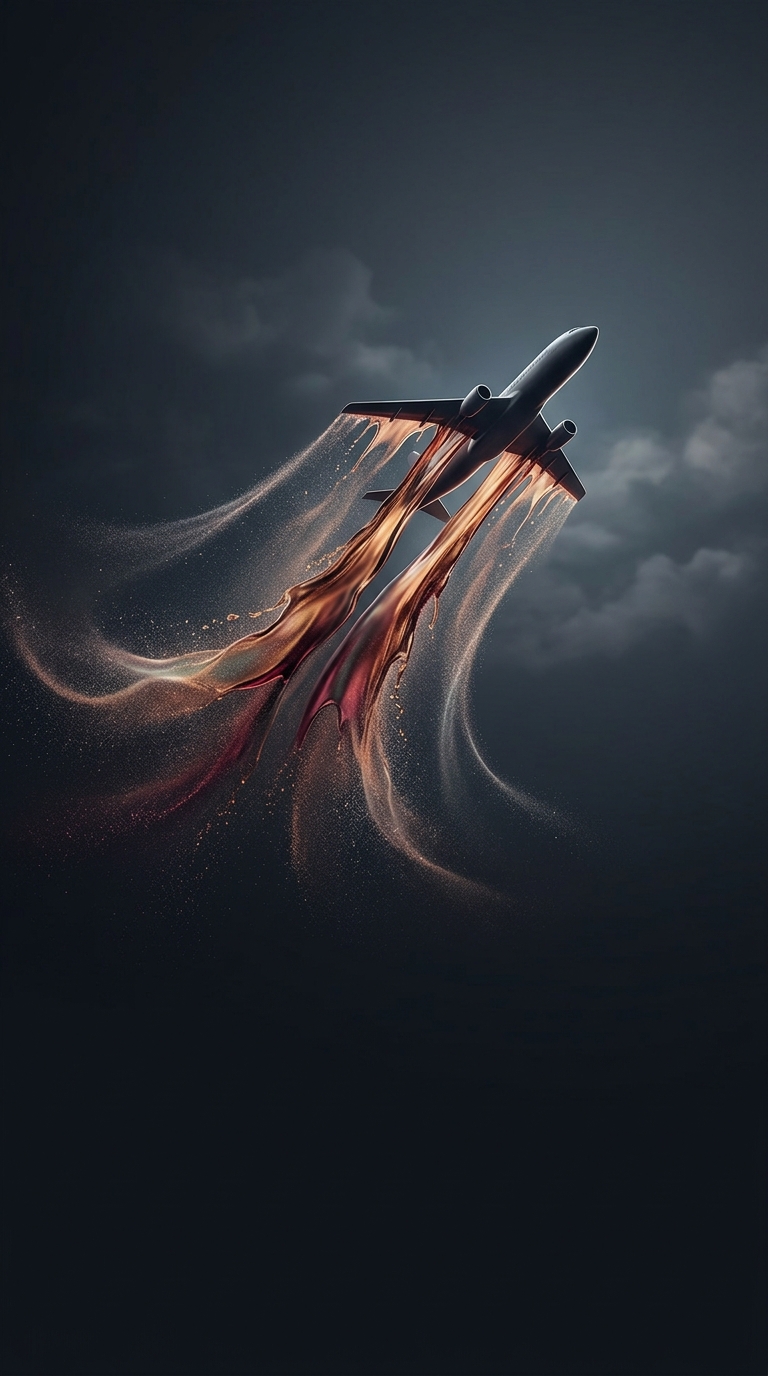 Commercial airplanes occasionally have to dump thousands of gallons of aviation fuel directly into the sky if they need to make an emergency landing shortly after takeoff.