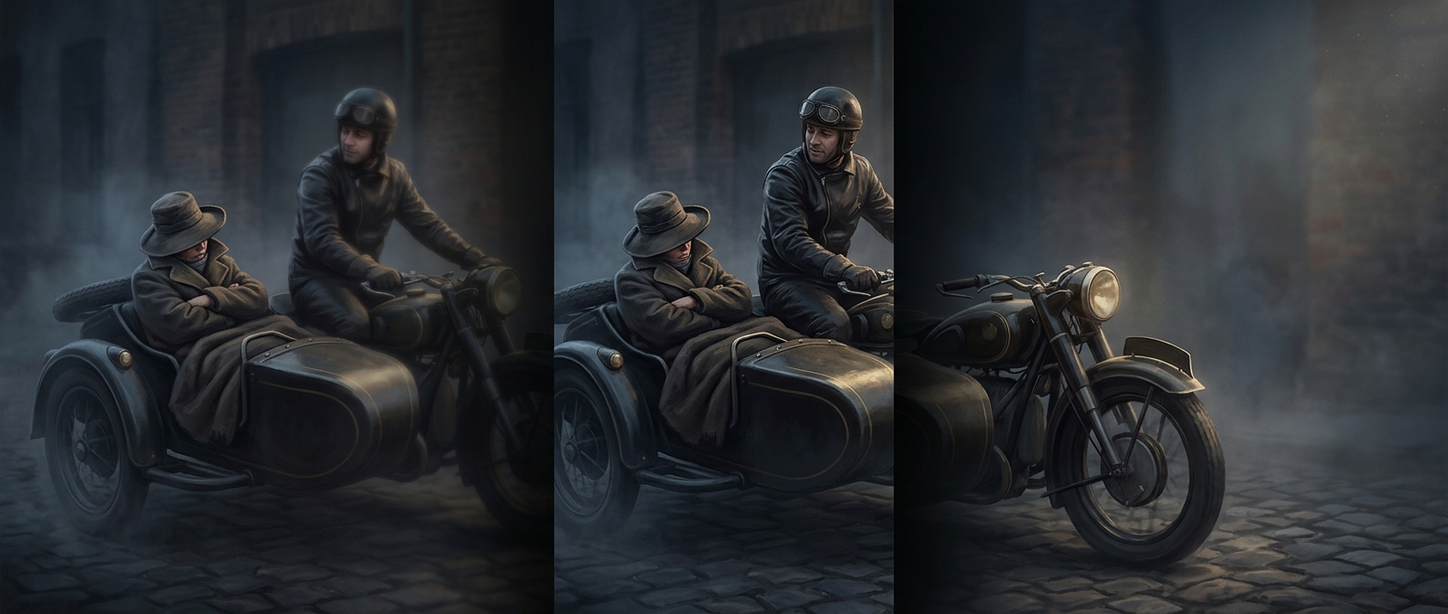 Sidecars let passengers avoid hugging the driver