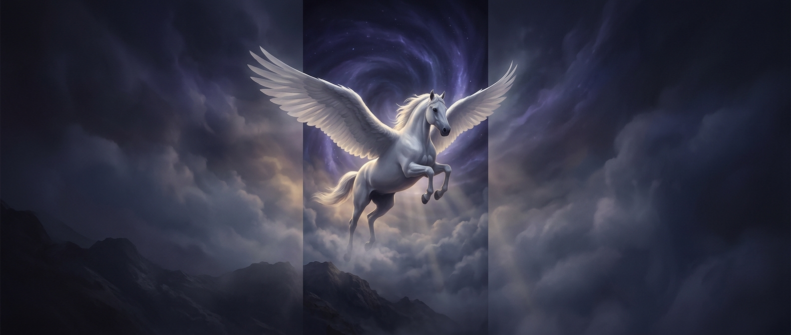 Pegasus aerodynamics ignoring sheer equine mass