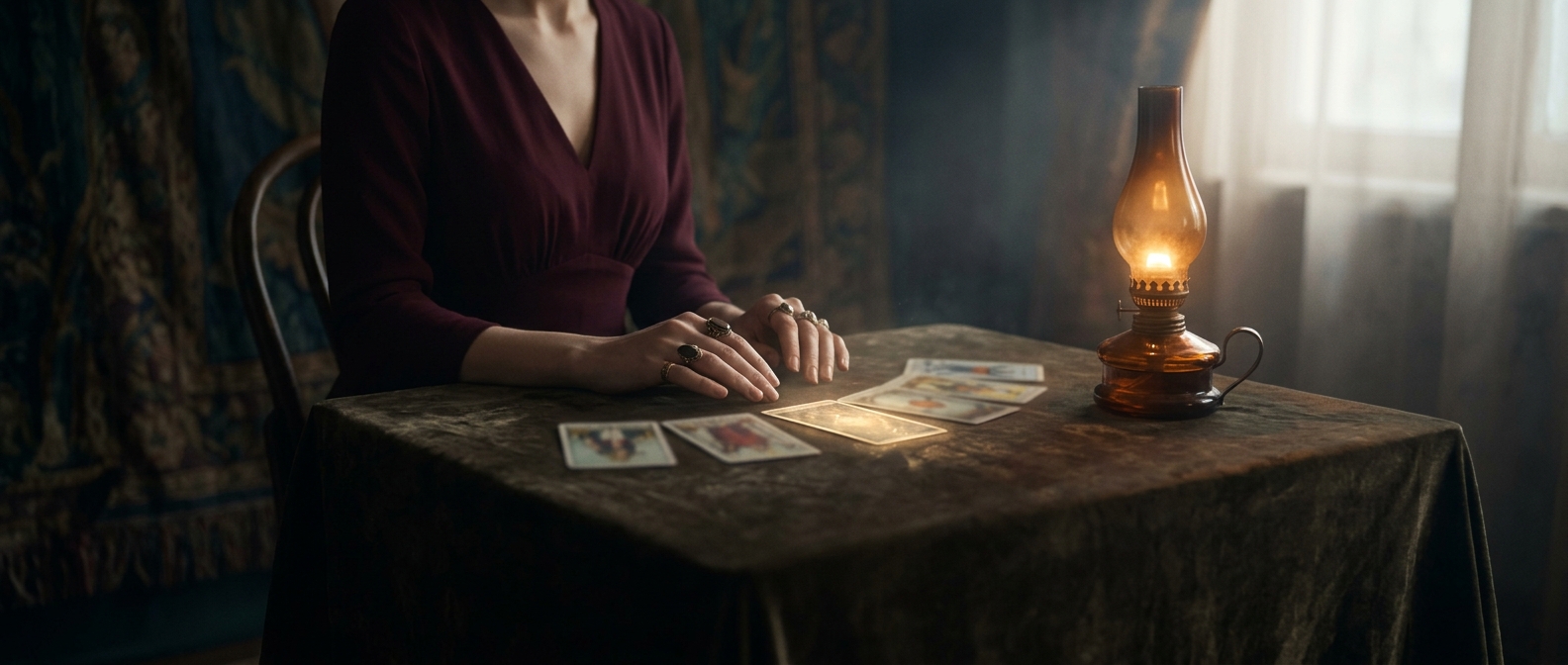 Intentionally vague tarot card readings providing generalized life advice that perfectly applies to absolutely everyone