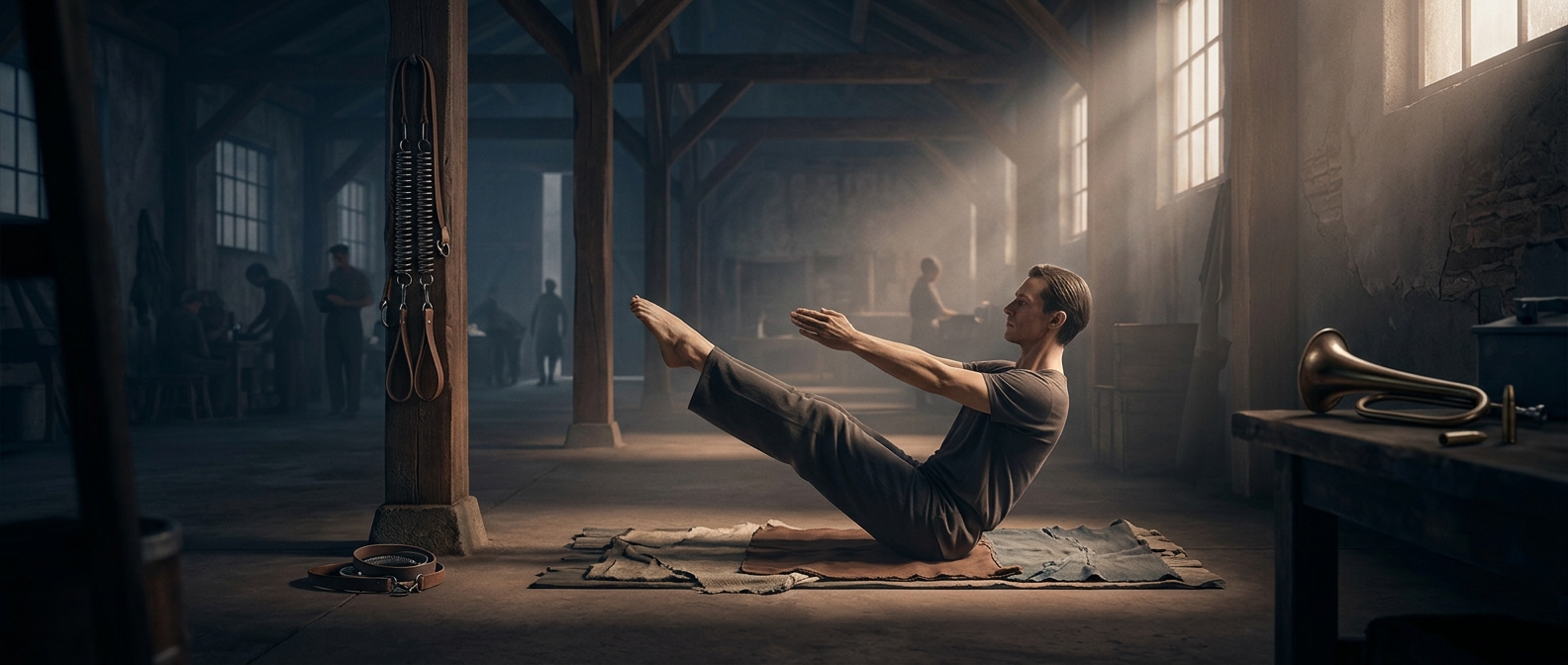 Pilates began with springs in an internment camp