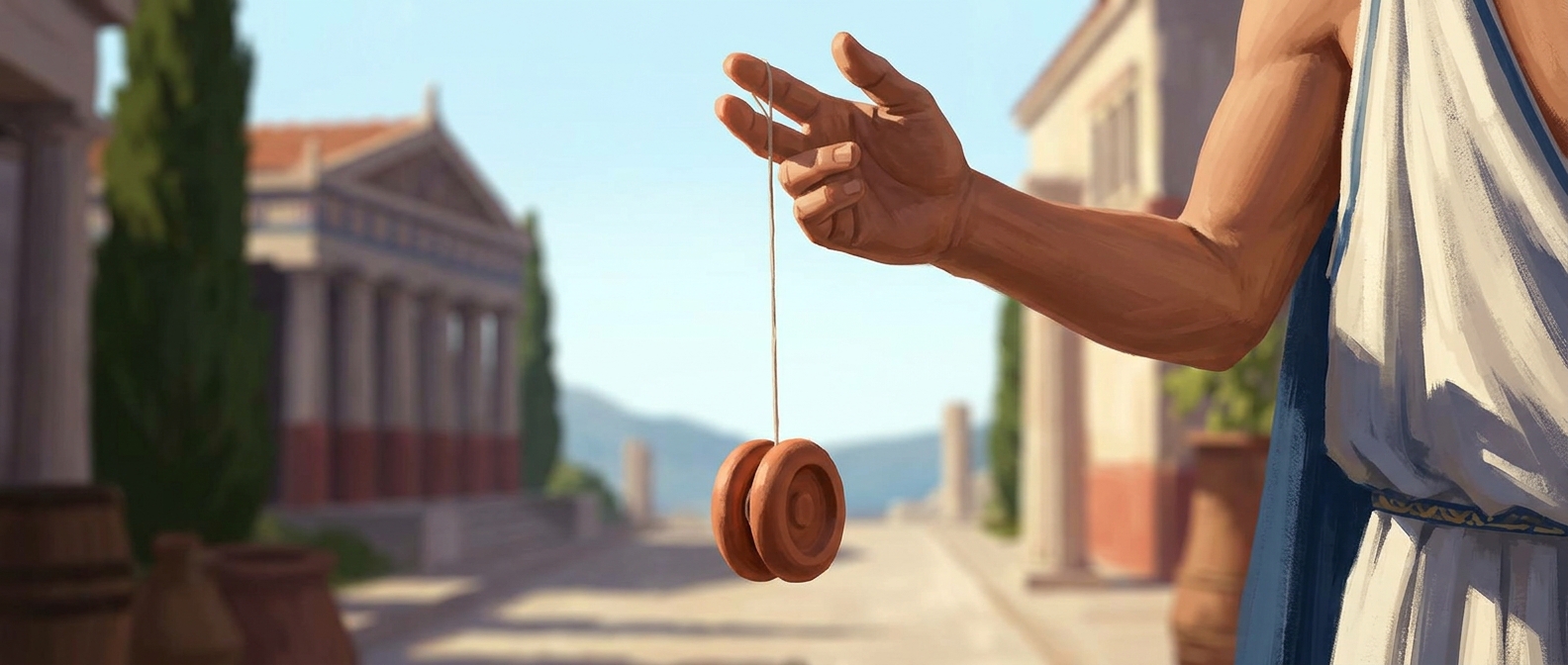 Ancient Greek children played with clay yo-yos