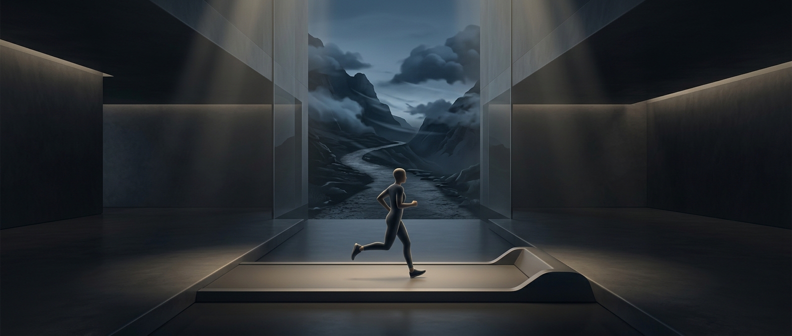 Why treadmill running feels easier