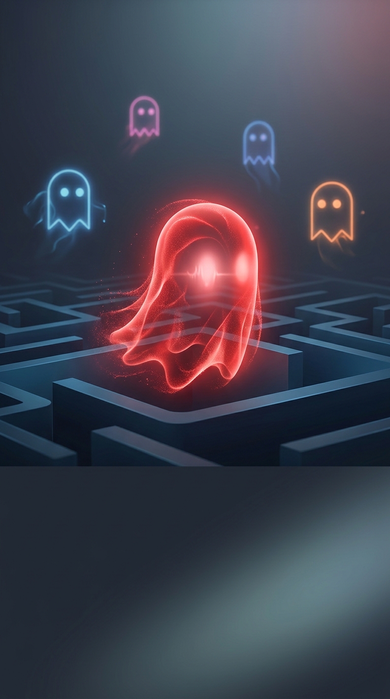Every ghost in Pac-Man behaves differently. Why does the Red Ghost feel so aggressively terrifying compared to the others?