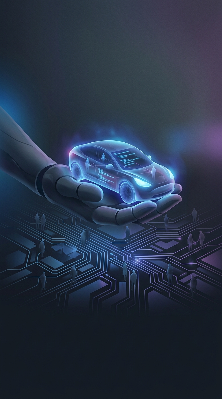 What did early ride-sharing developers admit about the little cars driving around on your map?
