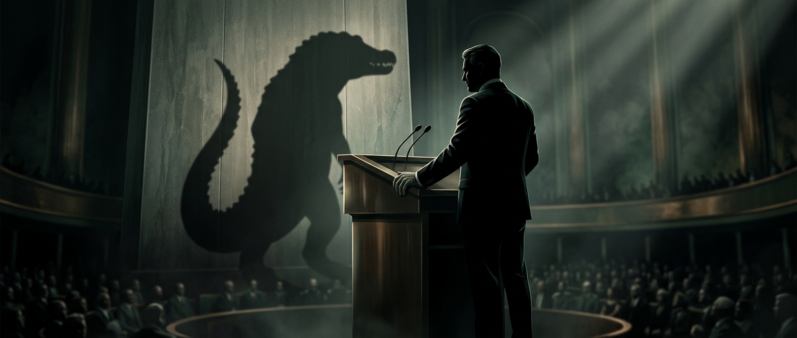 Belief that reptilian shapeshifters run the world