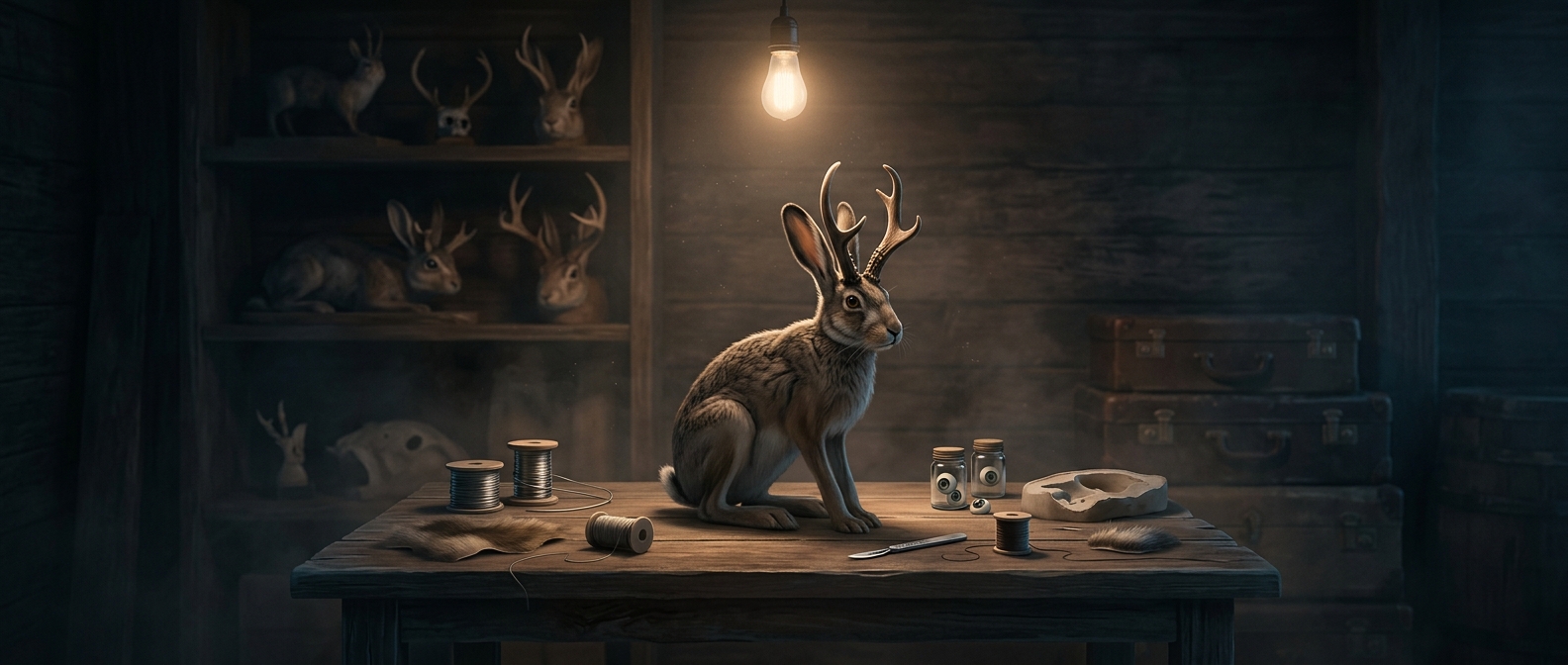 The fake animal heads behind Wyoming's jackalope myth