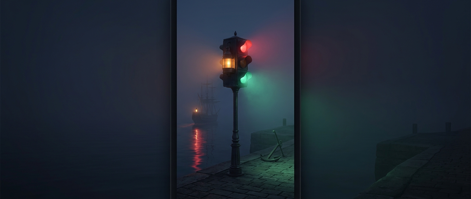 Why traffic lights use red and green