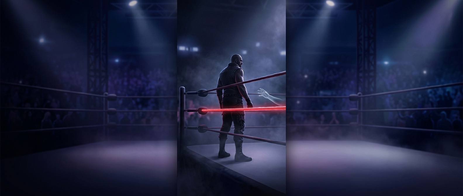 Ignoring the mandatory tag team rope