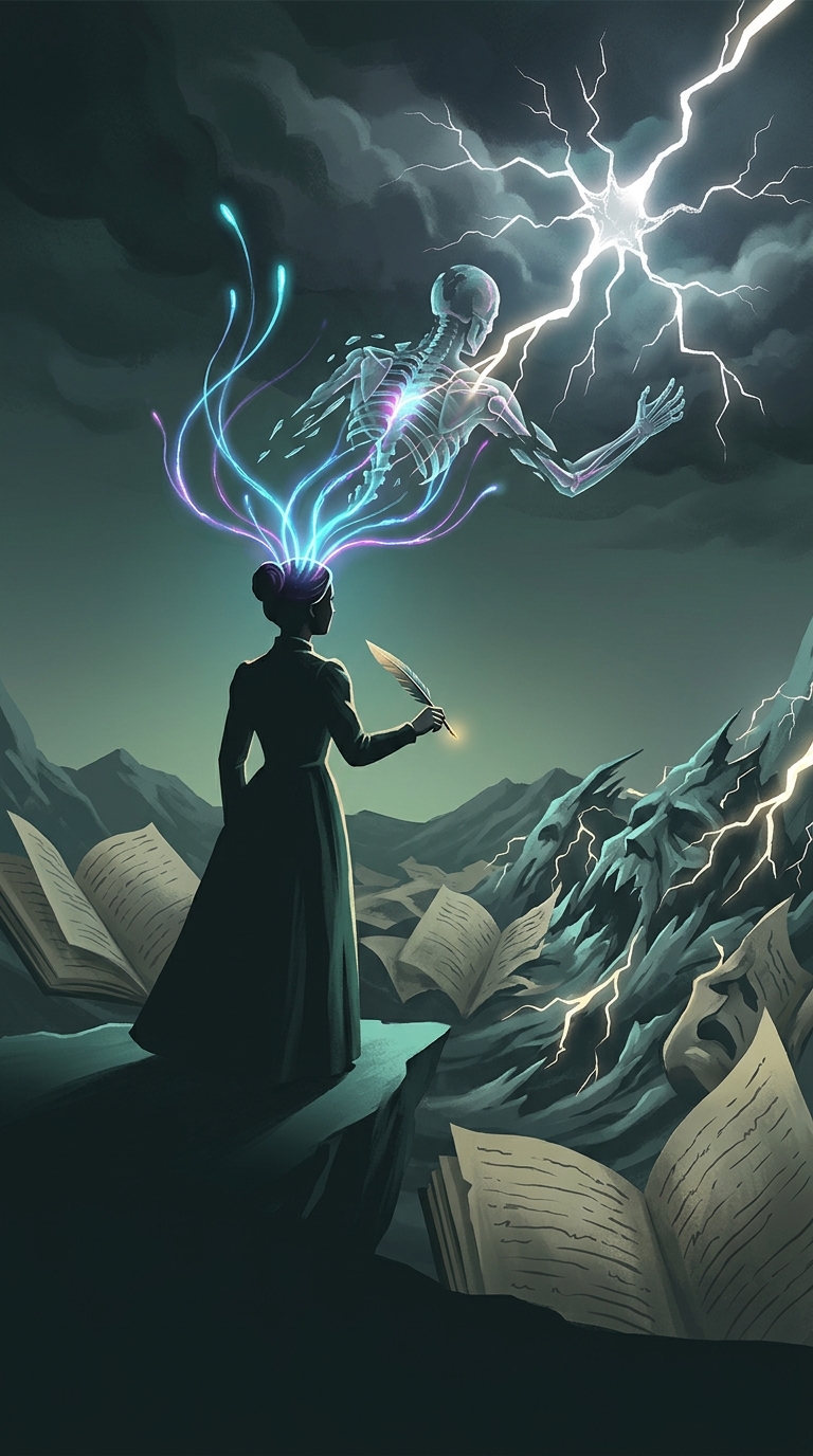How did an 18-year-old Mary Shelley initially get the terrifying inspiration to write the sci-fi masterpiece Frankenstein?