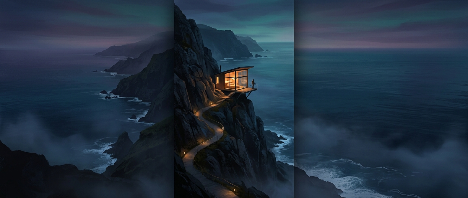 Skip the hotel and book a stunning cliffside stay