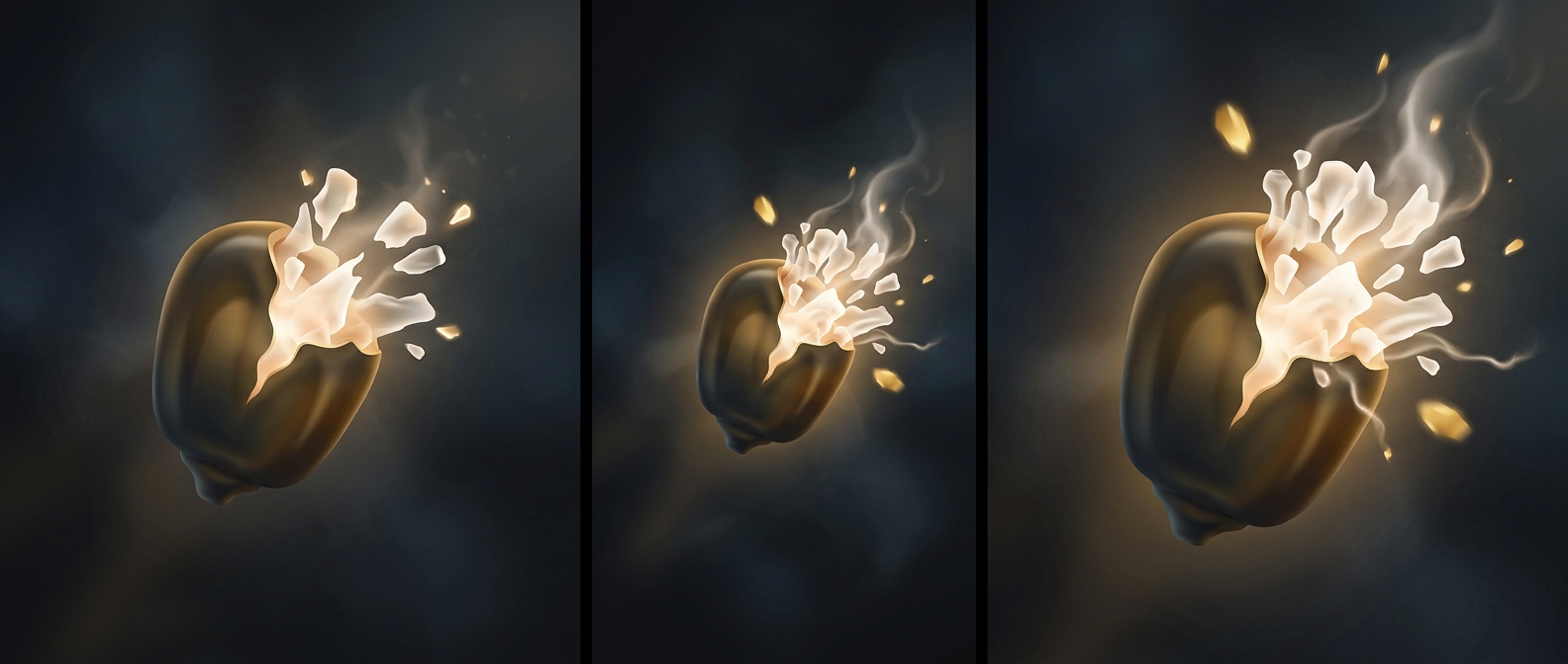 What really makes popcorn kernels explode
