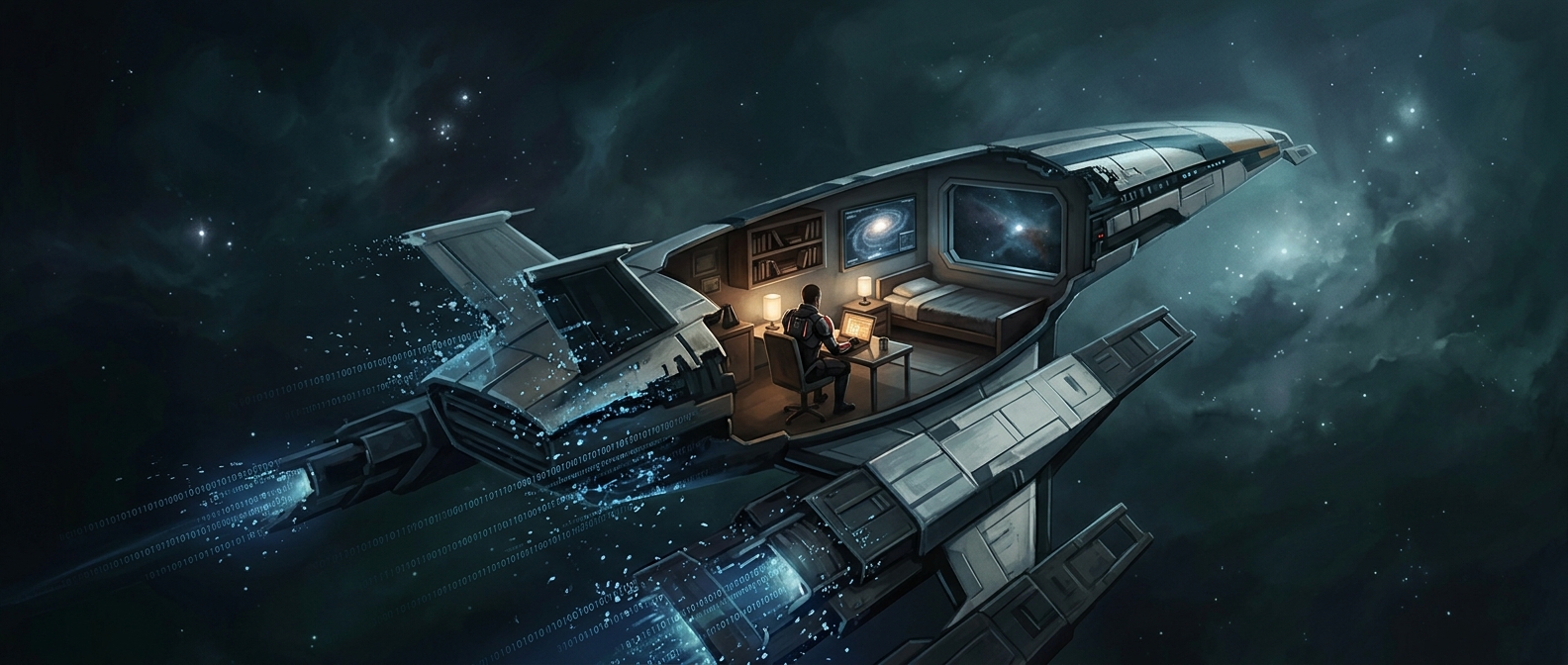 Космические корабли в Mass Effect на самом деле просто движущиеся комнаты