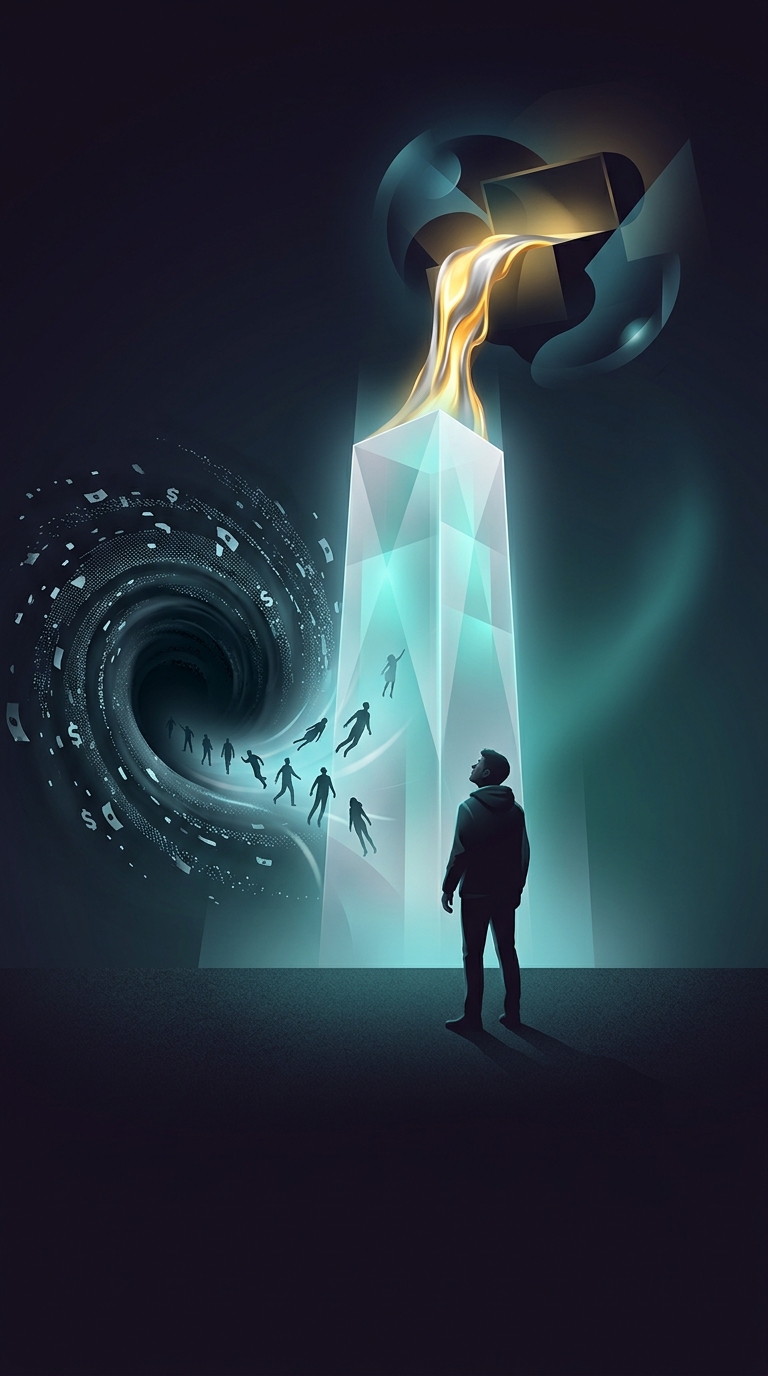 What was the real financial driver behind the massive wave of tech layoffs in 2023, despite record corporate profits?