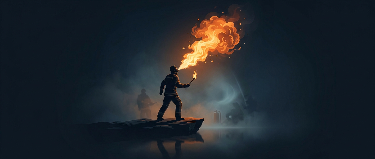 How performers safely breathe fire
