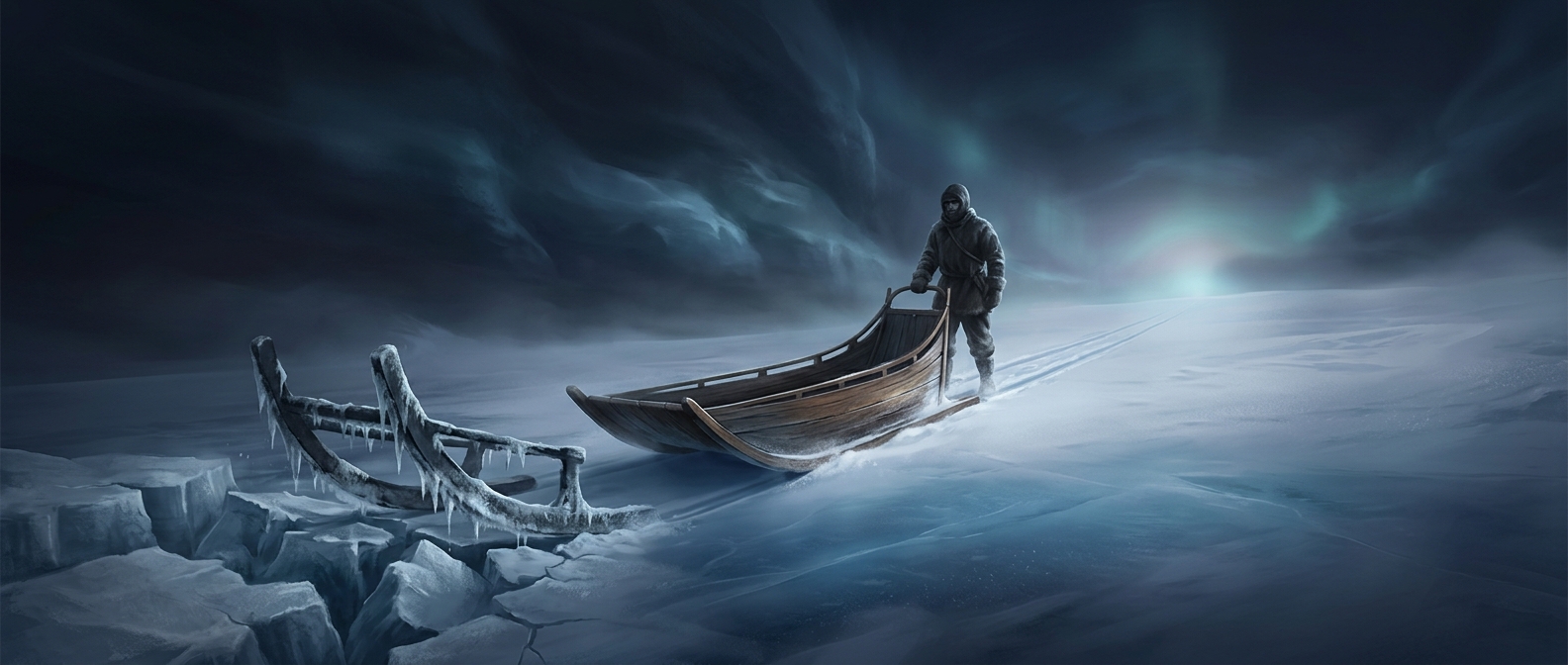 Why Amundsen replaced metal sled runners with wood