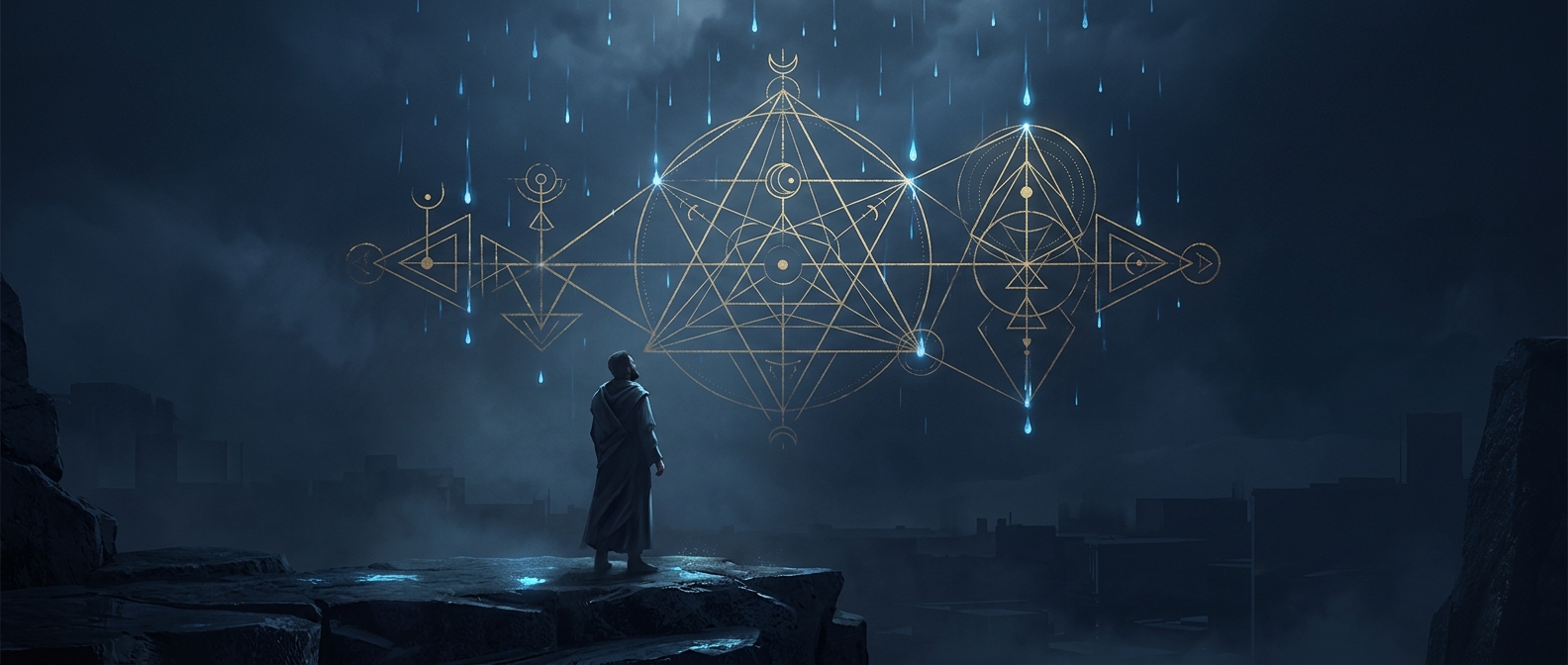 People once used complex charts to predict whether it would rain